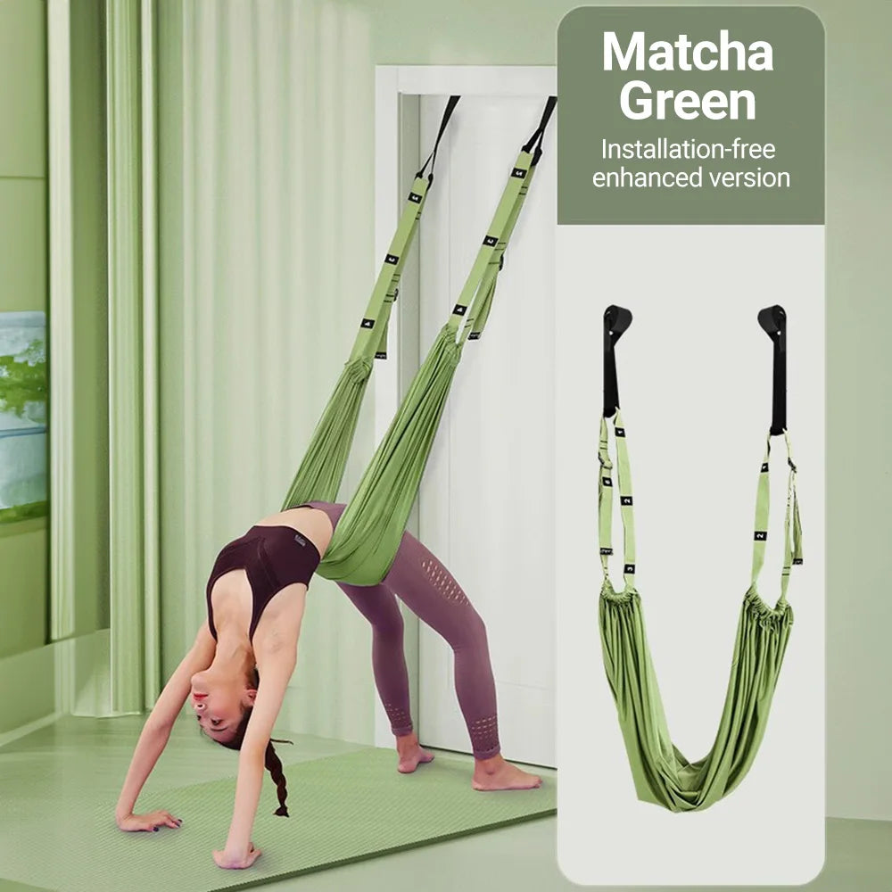 Aerial Yoga Strap Pull Rope Hammock Trainer